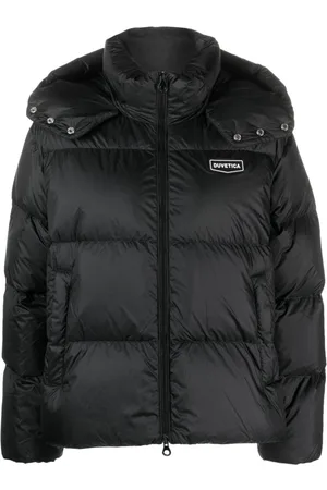 Duvetica Bellatrix logo-patch padded jacket