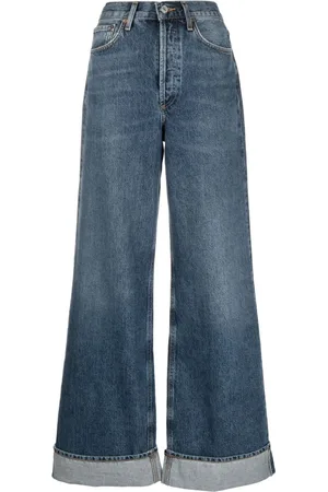 AGOLDE Dame wide-leg organic-cotton jeans