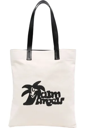 Palm Angels Logo-print canvas tote bag