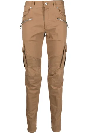 Balmain Zip-detail skinny-leg trousers