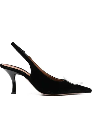 MALONE SOULIERS Vilma 70mm velvet pumps