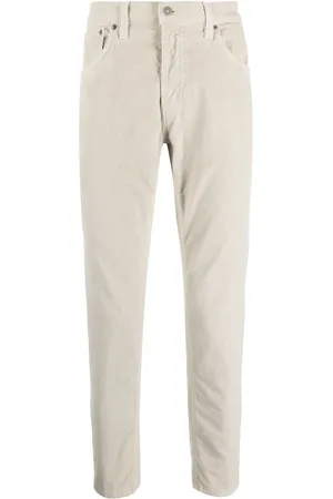 Dondup Low-rise tapered corduroy trousers
