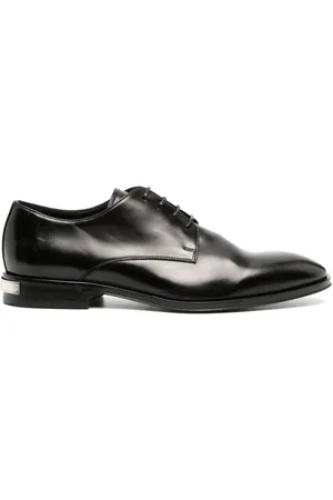 Roberto Cavalli Logo plaque leather Derby shoes