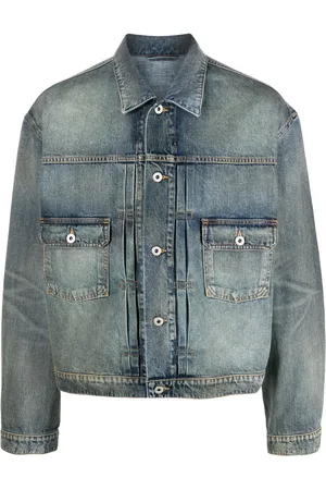 Kenzo Panelled button-fastening denim jacket