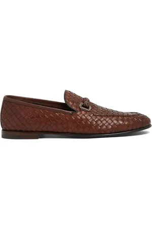 Neil Barrett Interwoven leather loafers