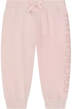 Dolce & Gabbana Flocked-logo drawstring track trousers