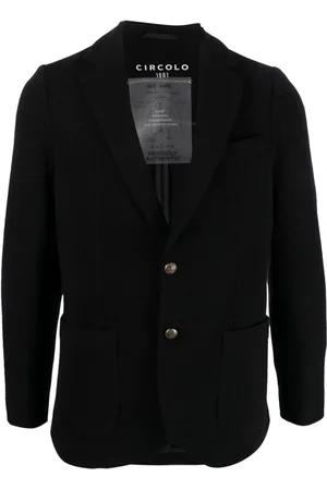 Circolo Notched-lapel single-breasted blazer