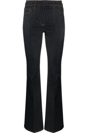 Twin-Set Mid-rise flared jeans
