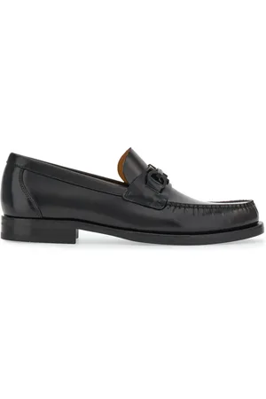 Salvatore Ferragamo Gancini plaque 35mm leather loafers