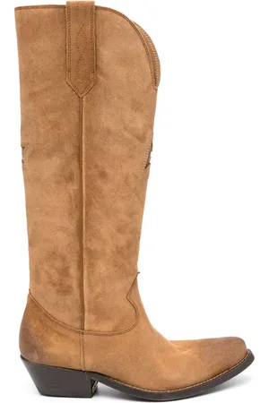 Golden Goose Suede Western boots