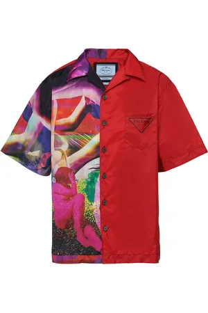 Prada Double Match Re-Nylon shirt