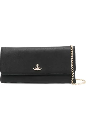 Vivienne Westwood Saffiano Leather Envelope Clutch Bag - Farfetch