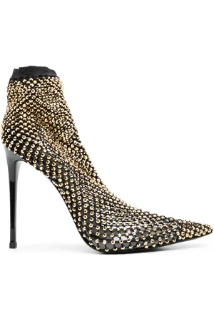 LE SILLA Gilda 115mm crystal-embellished pumps