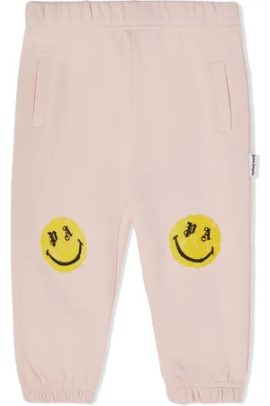 Palm Angels Smiley face-print track pants