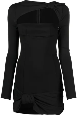 The Attico Donnie open-front minidress