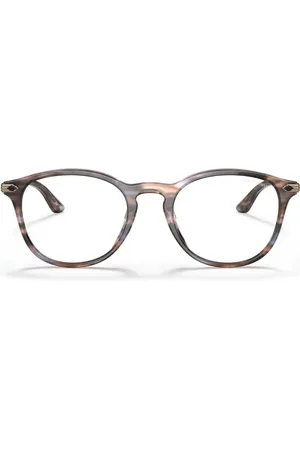 Giorgio Armani Panto round-frame glasses