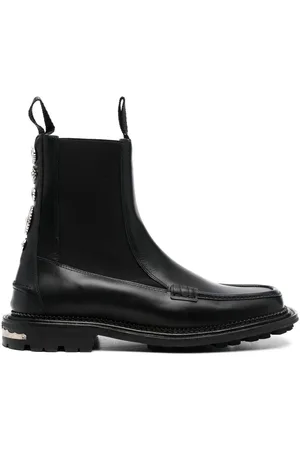 TOGA VIRILIS Charm-detail ankle leather boots
