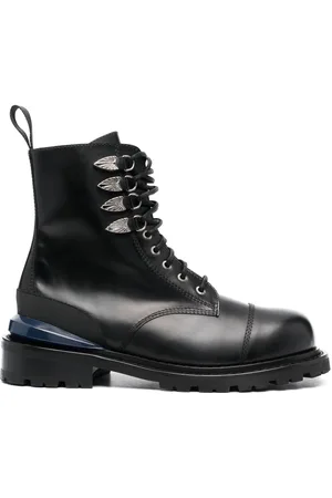 TOGA VIRILIS Lace-up ankle leather boots
