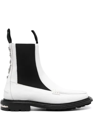 TOGA VIRILIS Charm-detail ankle leather boots