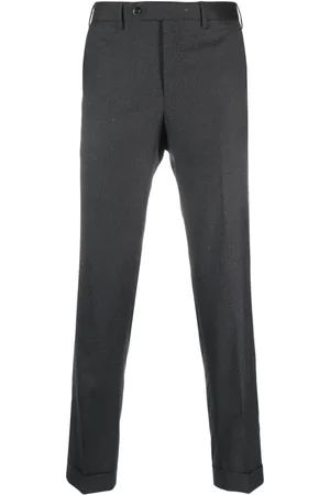 PT Torino Mid-rise tailored trousers
