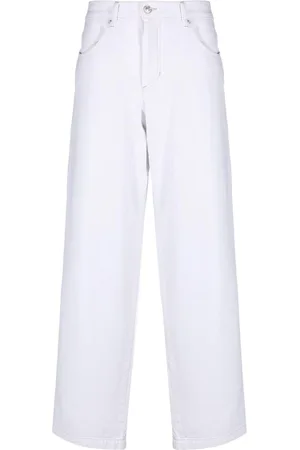 Isabel Marant Tonal-design straight-leg jeans