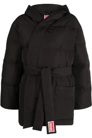 Kenzo Belted wrap down jacket