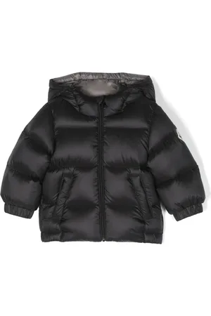 Moncler Logo-appliqu?? hooded padded jacket