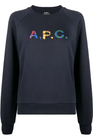 A.P.C. Logo-patch cotton sweatshirt