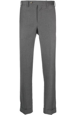PT Torino Mid-rise tailored trousers