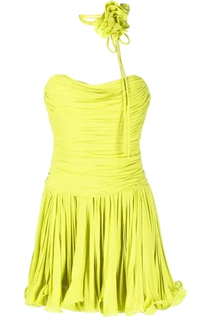 Ana Radu Ruched strapless minidress