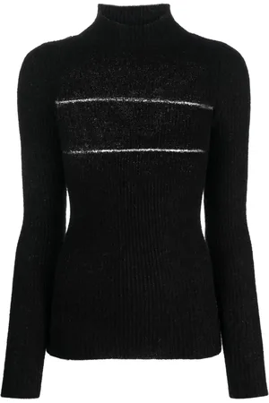 Msgm Mock-neck knitted top