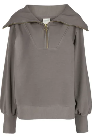 Varley Oversize-collar ribbed jumper