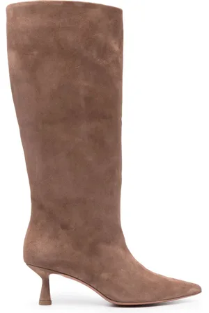 Giuliano Galiano 60mm suede knee-high boots