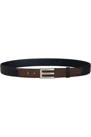 Etro Paisley-print leather belt