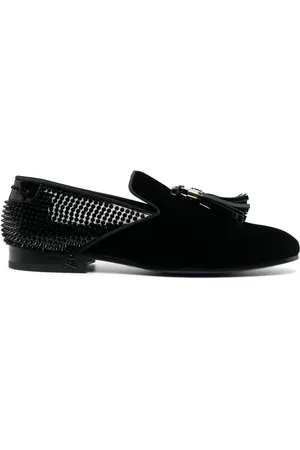 Philipp Plein Studs velvet loafers