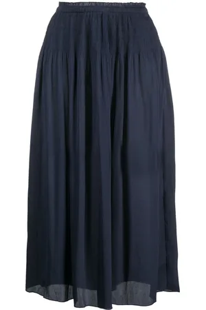 Ba&Sh Karol smocked-waist Midi Skirt - Farfetch