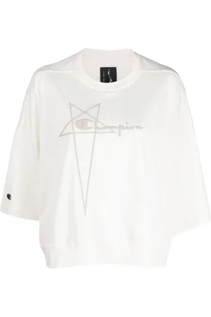 Rick Owens Tommy logo-embroidered cotton T-shirt
