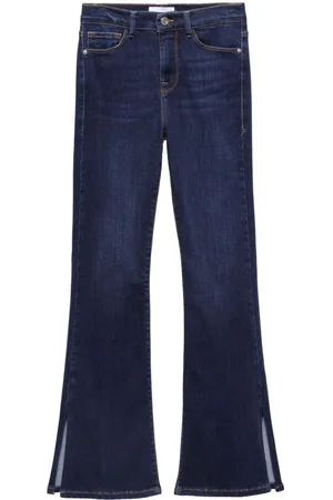 Frame Le Mini Boot Slit high-rise flared jeans