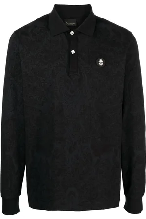 BILLIONAIRE Piquet long-sleeved polo shirt