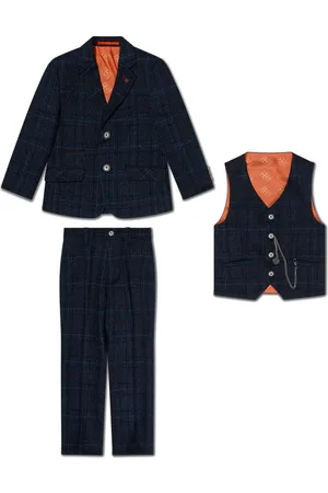 HOUSE OF CAVANI KIDS single-breasted three-piece suit - Black