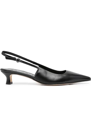 Aeyde 50mm pointed-toe leather pumps