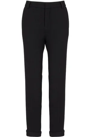 Balmain High-waisted tapered-leg trousers