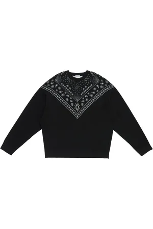 MARCELO BURLON Bandana-print crew-neck jumper
