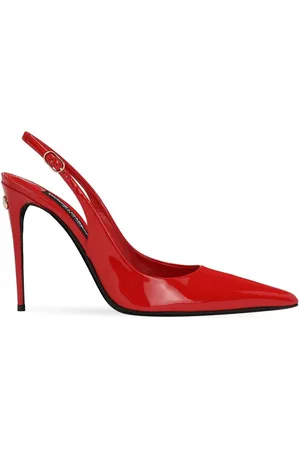 Dolce & Gabbana Patent-finish leather pumps
