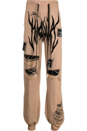 HACULLA Distressed knitted track pants