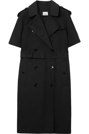 Burberry Short-sleeved belted trenchcoat dress
