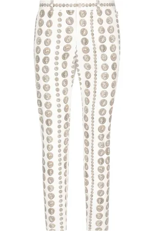 Dolce & Gabbana Motif-print tailored trousers