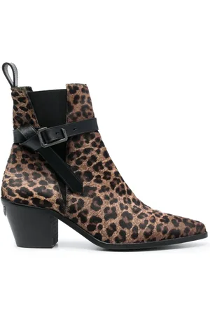Zadig & Voltaire Tyler 60mm leopard-print ankle boots