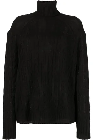 Etro Cable-knit roll-neck jumper