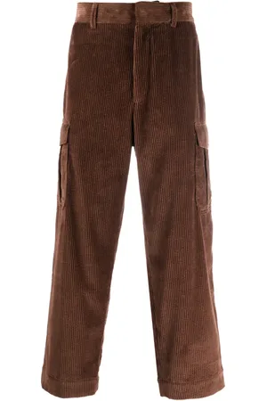 Kenzo Cotton corduroy cropped trousers